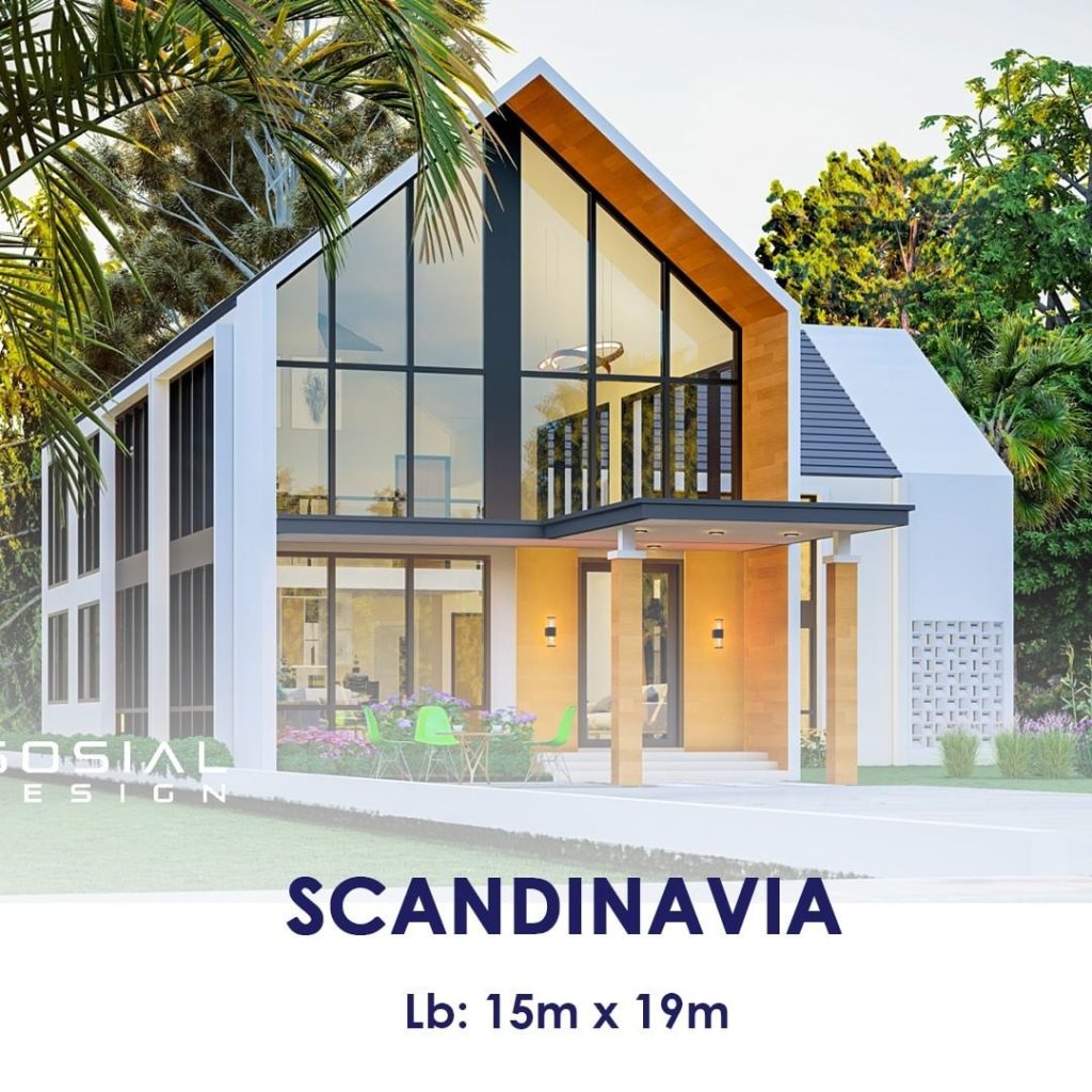 desain rumah scandinavian
